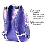 High Sierra Loop Backpack, Travel, or Work Bookbag with tablet sleeve, One Size, Unicorn Clouds/Lavender/White