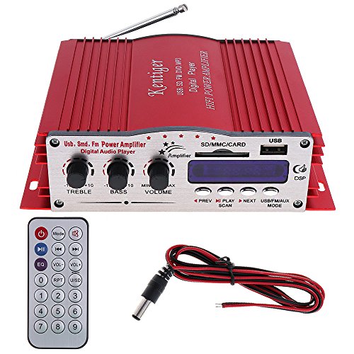 Car Stereo Amplifier Digital Player 12V Hi-Fi Support USB/SD/FM/MMC/DVD / MP3 Input