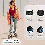 Hover-1 Helix Electric Self Balancing Hoverboard with 7 mph Max Speed, Dual 200W Motors, 3 Mile Range, and 6.5” Wheels Self Balancing Scooter