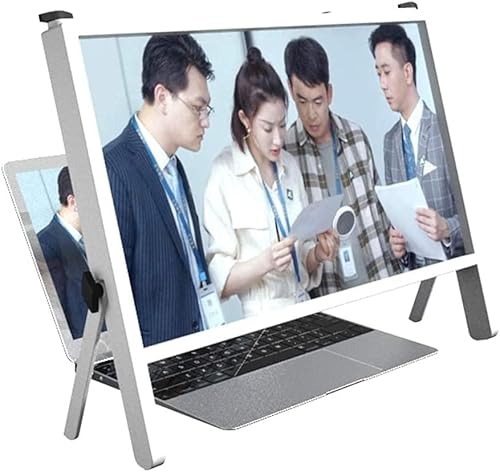 21" Screen Magnifier, Laptop Computer Screen Magnifier Expanders with Bracket Magnifiers Ultra-Clear Projector Screen Magnifying Portable Amplifier Desktop for Seniors Reading