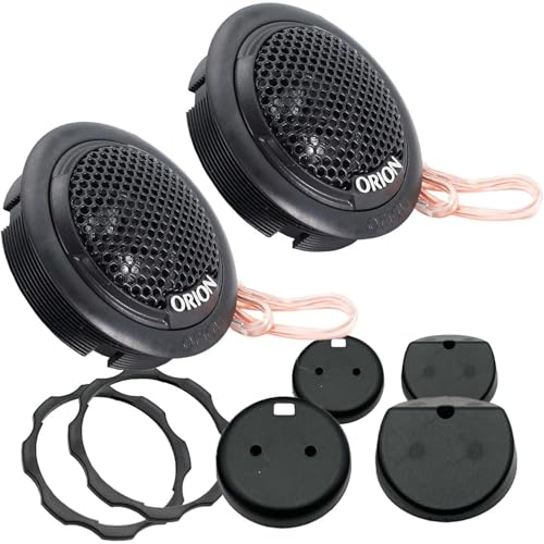 ORION Cobalt Series CB1TW 1” Silk Dome Tweeter | Surface/Flush/Angle Mount, 40W RMS, 160W Max, Built-in Crossover - Pro Car Audio Tweeter (Pair)
