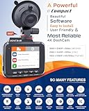 ROVE R2-4K Dash Cam Built-in WiFi 6 GPS Car Dashboard Camera Recorder with UHD 2160P, 2.4" IPS Screen, 150° Wide Angle, WDR, Night Vision