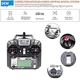 FLYSKY FS-i6X 10CH 2.4GHz RC Transmitter Controller with iA6B Receiver Upgrade Cable for RC Boat Racing Drone