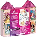 Make It Real: Disney Princess: Castle Style DIY Bracelet Kit - 332 pcs Jewelry Set, Create 12 Bracelets, 8 Exclusive Charms, Girls & Kids Ages 6+