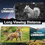 oneleaf.ai Find NV200 True 4K 35mm Night Vision Binoculars, Night Vision Goggles for Observation/Hunting, Night Viewing Distance up to 600M (Day Viewing Distance up to 6KM)