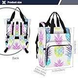 Bolaz Diaper Backpack for Moms,Multifunction Baby Nappy Changing Bags with Insulated Pockets-Pineapple