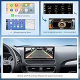 10.25 inch Touch Screen for Audi Q5 Multimedia (2009-2017) Apple CarPlay Android Auto Upgrade Fatory Car Radio Retain Original Stereo System