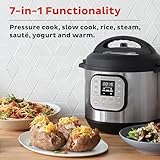 Instant Pot Duo 7-in-1 Mini Electric Pressure Cooker, Slow Rice Cooker, Steamer, Sauté, Yogurt Maker, Warmer & Sterilizer, Includes Free App with over 1900 Recipes, Stainless Steel, 3 Quart