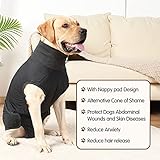 HEYWEAN Full Body Dog Diaper with a Puppy Nappies Physiological Dog Surgery Recovery Suit for Male Female Dogs