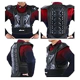 Webetop Motorcycle Chest Protector Adults Dirt Bike Body Chest Spine Protector Armor Vest for Skiing M