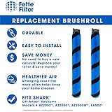 Fette Filter - 1483FC2000 Soft Brush Roll Replacement Set Compatible with Shark Vertex & Rotator Upright Vacuum. Compare to Part #1483FC2000 - Pack of 2