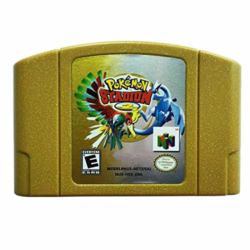 HMME N64 Game Card Cartridge Video Game Console US Version for Pokemon stadium2
