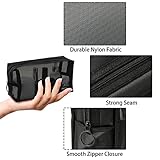 Unoutur Mesh pouch,Mesh Cosmetic Bag Portable Makeup Pouch Travel Toiletry Bag for Makeup Organizer Home Office Travel Accessories,6 Pieces Mesh Makeup Bag with Zipper