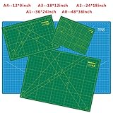 WORKLION 24" x 36" Large Self Healing PVC Cutting Mat, Double Sided, Gridded Rotary Cutting Board for Craft, Fabric, Quilting, Sewing, Scrapbooking - Art Project…