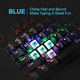 Rapoo V500PRO Wired Mechanical Gaming Keyboard Blue Switches