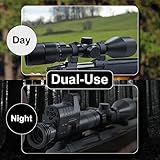 oneleaf.ai Commander NV100 Plus 3-12 X 56 Day & Night Vision Rifle Scope