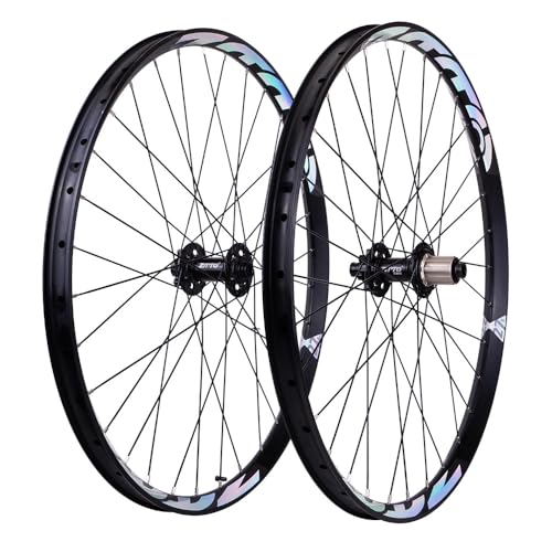ZTTO 27.5"/29" MTB E-Bike Tubeless Wheelset, Bike Rim E Bike Special Wheels Steel Shaft Freehub 35mm Wide Rim 148 Boost Hub Thru Axle, P3E Pro Boost (Tyre Type: HG, 27.5 inch)