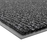 Notrax 109 Brush Step Carpeted Indoor/Outdoor Entrance Mat for Home or Office, 3' X 5', Absorbent Slip Resistant Heavy Duty Entry Mat, Charcoal, 109S0035CH
