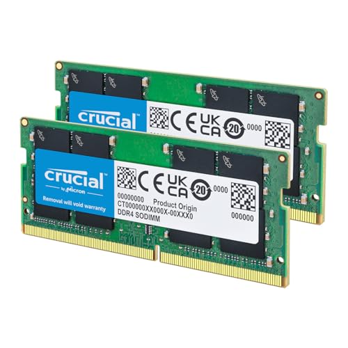 Crucial RAM 16GB Kit (2x8GB) DDR4 2400 MHz CL17 Laptop Memory CT2K8G4SFS824A