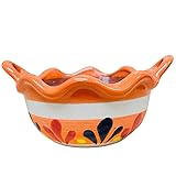 Set of 4 Small Cazuelita Clay Bowls - Guelaguetza Designs - Salsa Bowl Set - Handmade Mexican Bowls