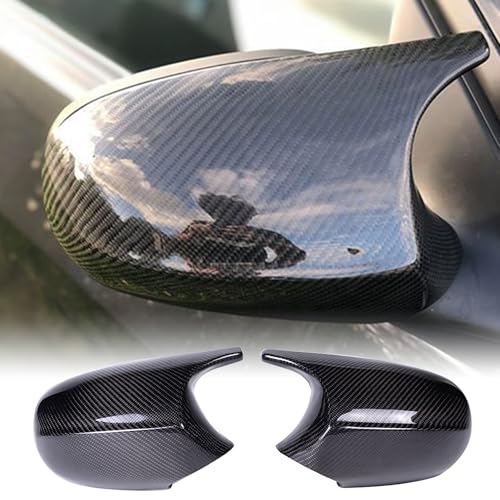 AeroBon Real Carbon Fiber Side Mirror Covers Compatible with 2009-2012 BMW 3-Series E90 E91 E92 E93 BMW 1-Series E81 E82 E87 E88 Mirror Caps