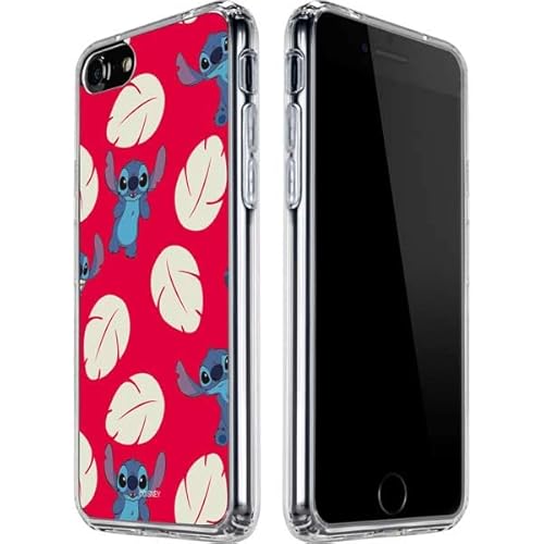 Skinit Clear Phone Case Compatible with iPhone SE (2nd & 3rd Gen) - Officially Licensed Disney Lilo and Stitch Character Pattern Design