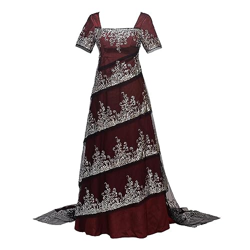 ADuchessCos Titanic Rose Cosplay Costume DeWitt Bukater Dress Romantic Evening Gown Halloween Dress