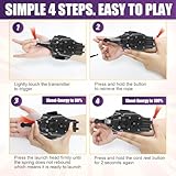 Spider Web Shooters String Shooters and Dart Launcher Toy Spider Silk Launcher Wrist Toy for Kids，Spider Gloves with Web-Shooters Superhero Role-Play