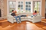 Intex Inflatable Corner Living Room Neutral Sectional Sofa 68575EP (2 Pack)