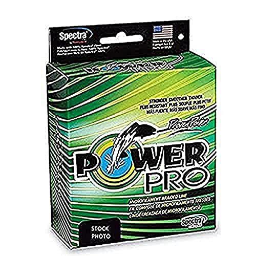 Power Pro 21100150500E Braided Spectra Fiber Fishing Line, 15 lb/500 yd, Moss Green