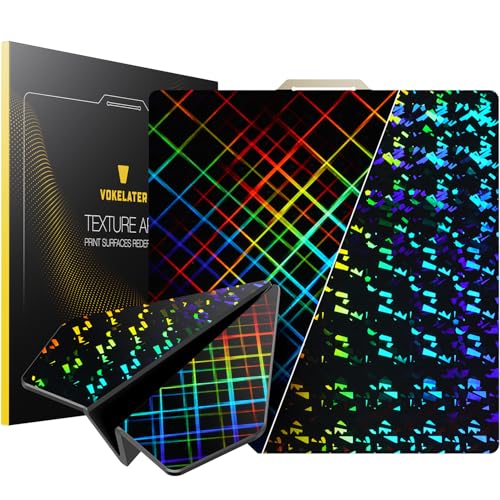 3D Printer Build Plate for Bambu Lab X1 X1C X1E P1P P1S A1, 3D Printer Accessories PEY Dual Texture 257x257mm, Flexible Spring Steel Hot Bed Platform Sheet