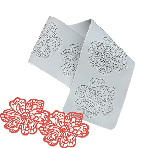 3D Hollow Flower Chocolate Silicone Molds for Lace, Baking, Cake, Pastry, Fondant, Polymer Clay