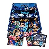 PSD Underwear Mens Boxer Briefs -Cobalt 3 Pack, 7 Inch Inseam, Moisture-Wicking, 4-Way Stretch, Boxer Briefs for Men Pack