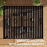 MIRADOR 80S Louvered Pergola 10' x 10', Modern Style with Adjustable Louvers for Outdoor Roof, Garden, Easy Assembly, Durable, Charcoal