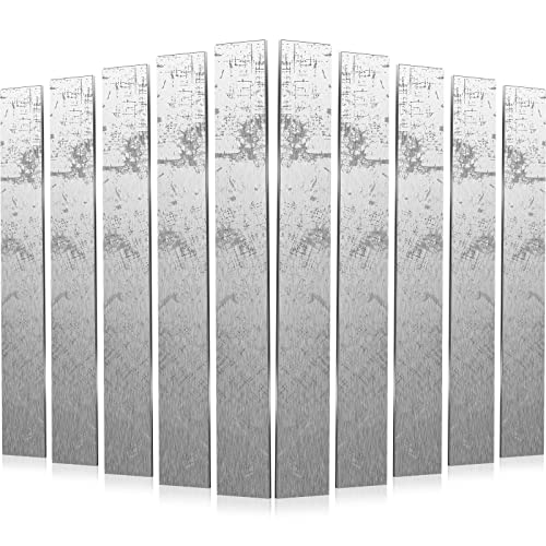 10 Pieces 12 x 1.5 x 1/8 Inch 1095 Knife Blanks Knife Blade Steel High Carbon Annealed Flat Stock Billets for Making Forging 1095 Steel Flat Stock for Making Supplies DIY Tool