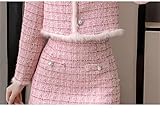 Women Winter Small Fragrance Tweed 2 Piece Sets Korean Chic Skirt Set Elegant Two Piece Suits 2342 S