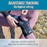 BioSkin Wraparound Patella Stabilizer Knee Brace for Patellofemoral Pain, Patella Tracking Disorders, Dislocation, and Subluxation, Left or Right Kneecap Tracking (L)