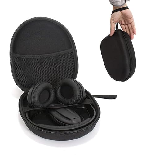 Black Headphone Storage Bag Universal Headset Hard Carrying Box Earphone Case
