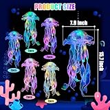 Jellyfish Decorations -10 Pcs Jellyfish Lanterns, Hanging Jelly Fish Decorations, for Mermaid Theme Party Under The Sea Party Decorations & Ocean Themed Party Decorations Supplies Birthday Gifts