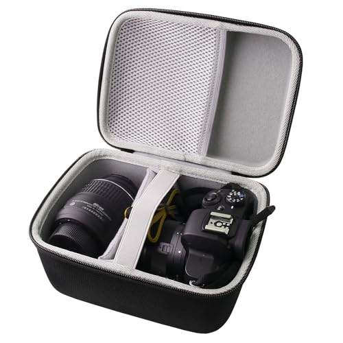 JINMEI Hard EVA Carrying Case Compatible with Panasonic Lumix GX85/G7 4K Digital Camera/Sony Alpha a6400/a6700/a6100 Lens Camera case. (big)