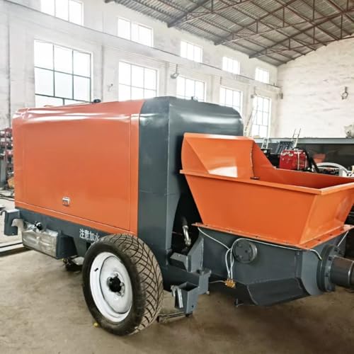 Concrete Pump for Construction Use Concrete Trailer Pump for Pouring Tasks Compact Concrete Pump System for Building Site Jobs