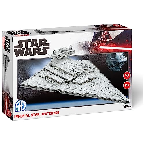 4D Puzzle – Star Wars: Imperial Star Destroyer – 278 Paper Model Kit for Teens and Adults – Ages 14+