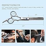 Hair Cutting Scissors Thinning Shears Kit ULG Professional Barber Hairdressing Texturizing Salon Razor Edge Scissor Japanese Stainless Steel 6.5 inch