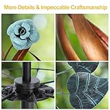 LimeHill Wind Spinner for Yard and Garden - Large Metal Kinetic Wind Sculptures for Outdoor Decorations (24 X 84 Inches)