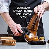 Electric Shoe Cleaner Brush, Electric Shoe Polisher Brush Shoe Shiner Dust Cleaner Portable USB Leather Cleaner Care Kit for Leather Shoes Sneaker