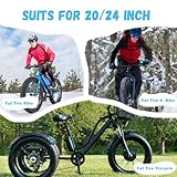 MAKELEN 2 Pack E-Bike Tire Fat BMX Bike Tire 20"x3" (76-406) with Tubes Compatible Replacement Bicycle Tire for Mountain Snow and Beach Bike Black