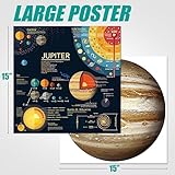 Antelope - 1000 Piece Puzzle for Adults, Jupiter Jigsaw Puzzles 1000 Pieces, Space Puzzle, Planet Round Puzzle,Circle Puzzle, Solar System Puzzle, High Resolution, Matte Finish, No Dust Puzzle