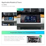 XTRONS Single Din Car Stereo for BMW X5 E53, Android 13 Octa Core 4GB+64GB Car Radio DVD Player, 7 Inch IPS Touch Screen GPS Navigation for Car Head Unit Built-in DSP Car Play Android Auto 4G LTE