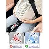 LKNINI Pregnancy Bump Strap-New Mother Seat Adjustment-Protecting tumors from abdominal compression