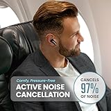 FirstClass 50 Active Noise Canceling Earbuds for Android & iPhone- Bluetooth 5.4 ANC Earbuds with Transparency Mode, Deep Bass, Air Buds for Android Phones, in-Ear Wireless Sound Cancelling Ear Buds